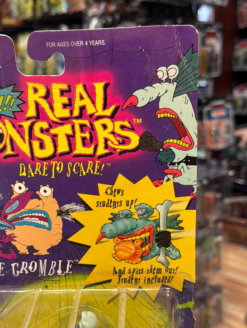 Gromble (Vintage Nickelodeon Real Monsters, Mattel) Sealed product image 3, provided for visual reference and product detail