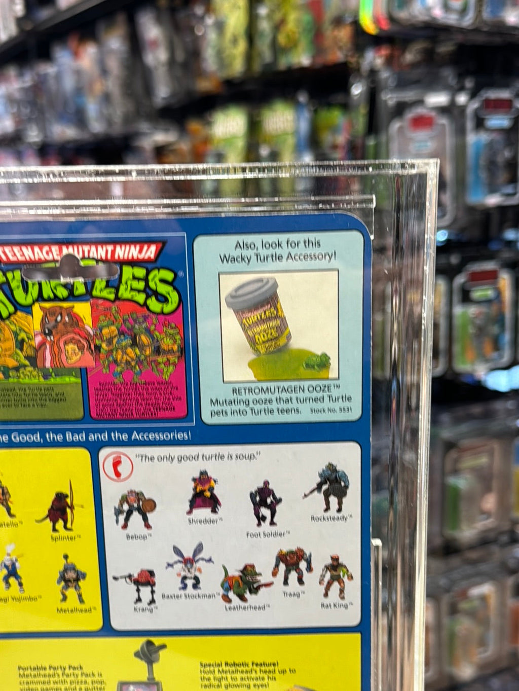 Metalhead 19 Back (Vintage TMNT Ninja Turtles, Playmates) **CAS Graded 85** product image 9, provided for visual reference