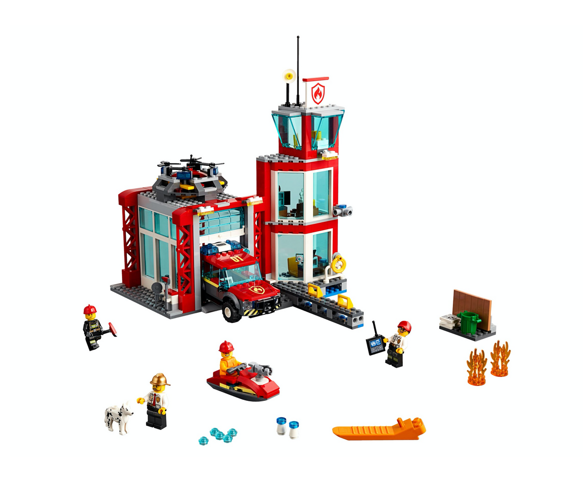 60215 Fire Station product image 2, provided for visual reference and product detail review