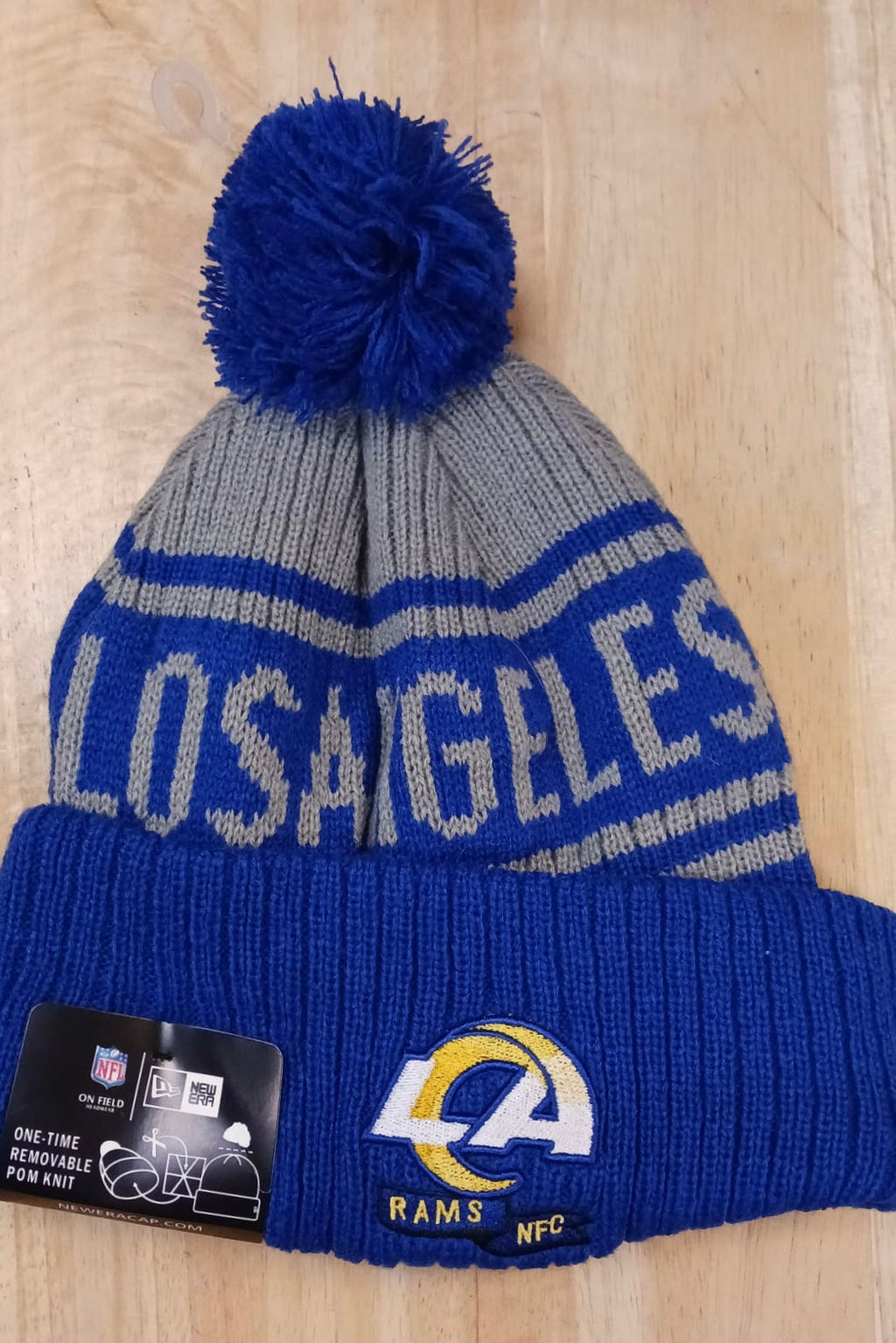 Los Angeles Rams NFL New Era winter Hat with Pom product image 1