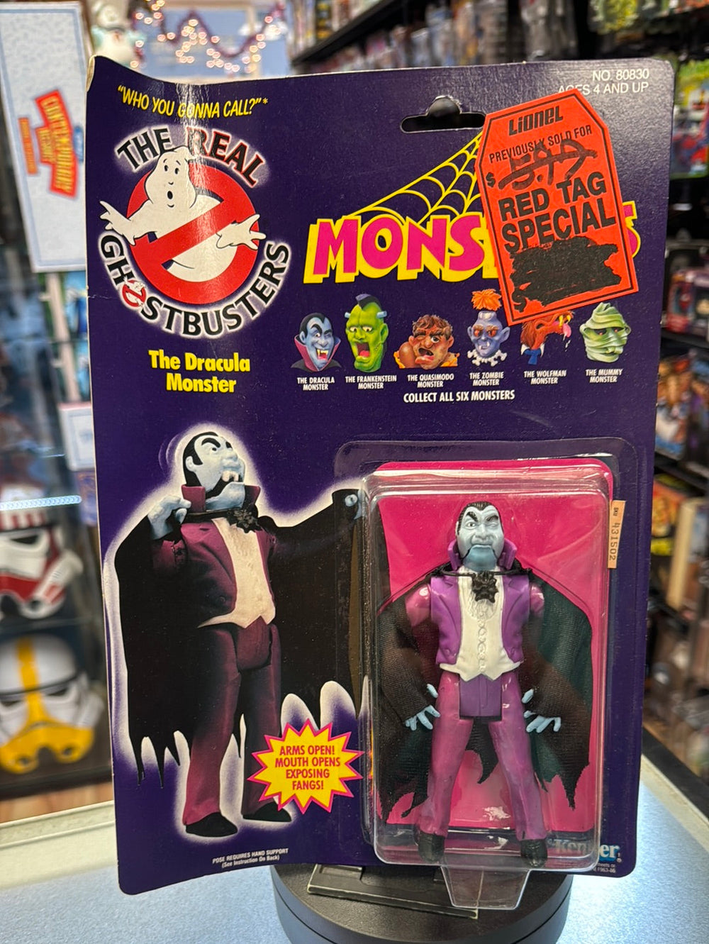 Dracula Monster 1689 (Vintage Ghostbusters, Kenner) SEALED
