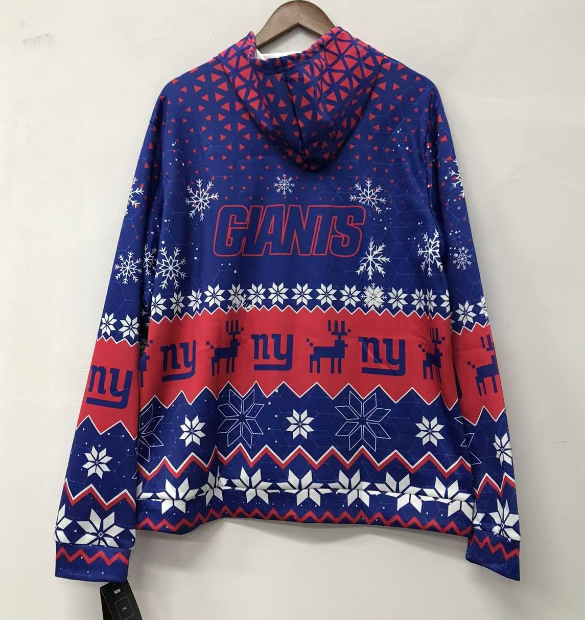 New York Giants holiday sweater hoodie product image 2