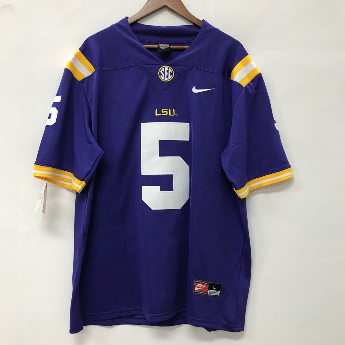 Jayden Daniels LSU Tigers Official NCAA Nike Jersey Purple product image 2