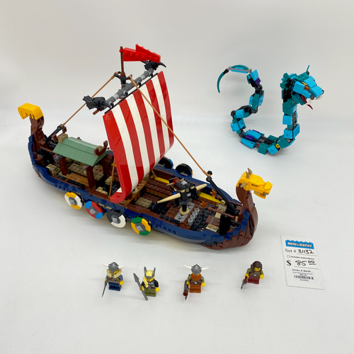 31132 Viking Ship and the Midgard Serpent (U1) product image 1, provided for visual reference and product detail review