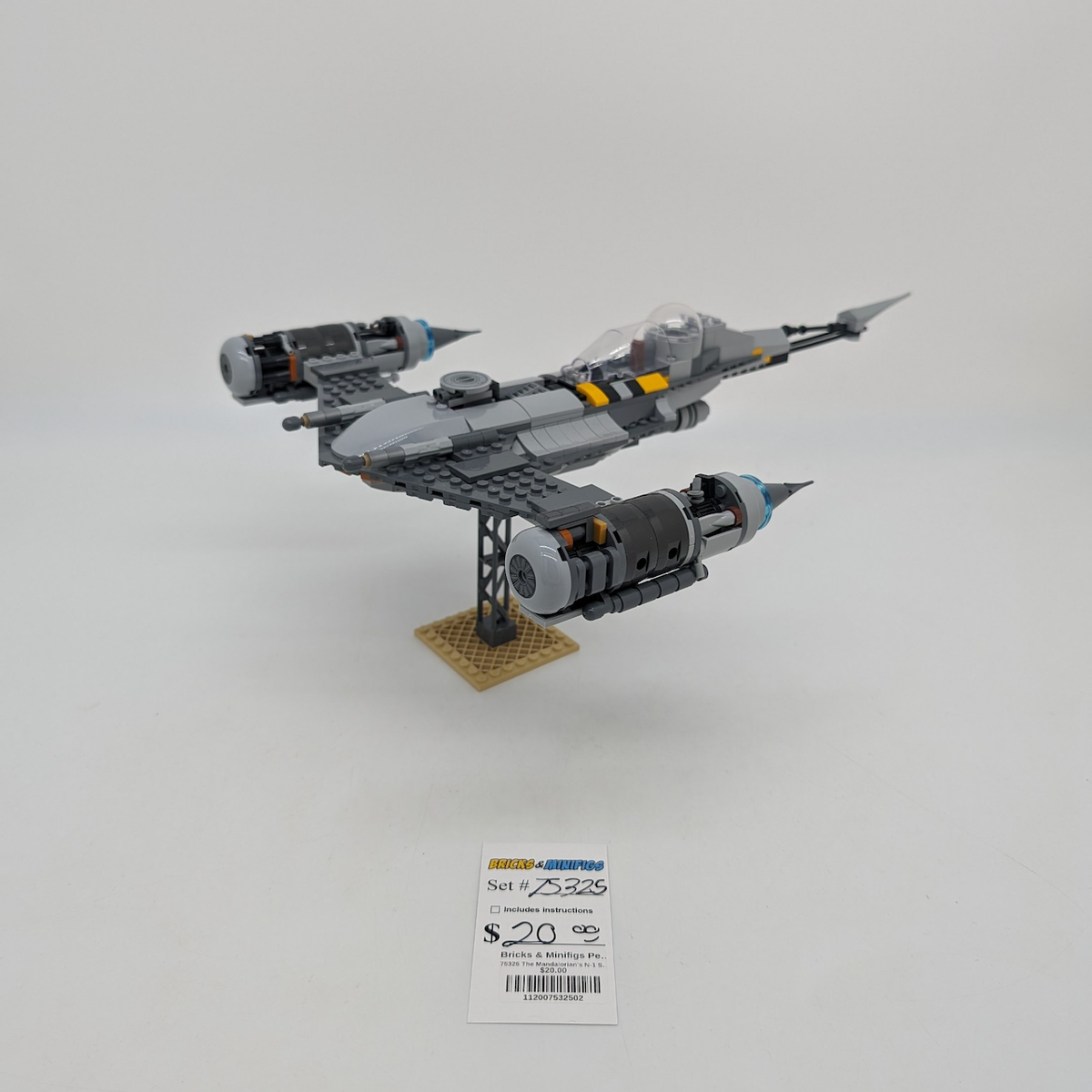 75325 The Mandalorian's N-1 Starfighter (U2) product image 1, provided for visual reference and product detail review