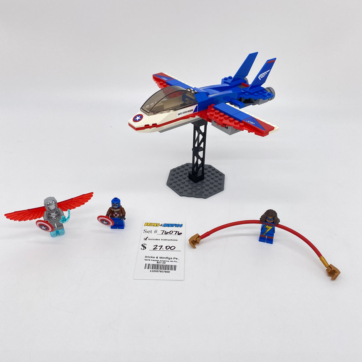 76076 Captain America Jet Pursuit (U) product image 1, provided for visual reference and product detail review