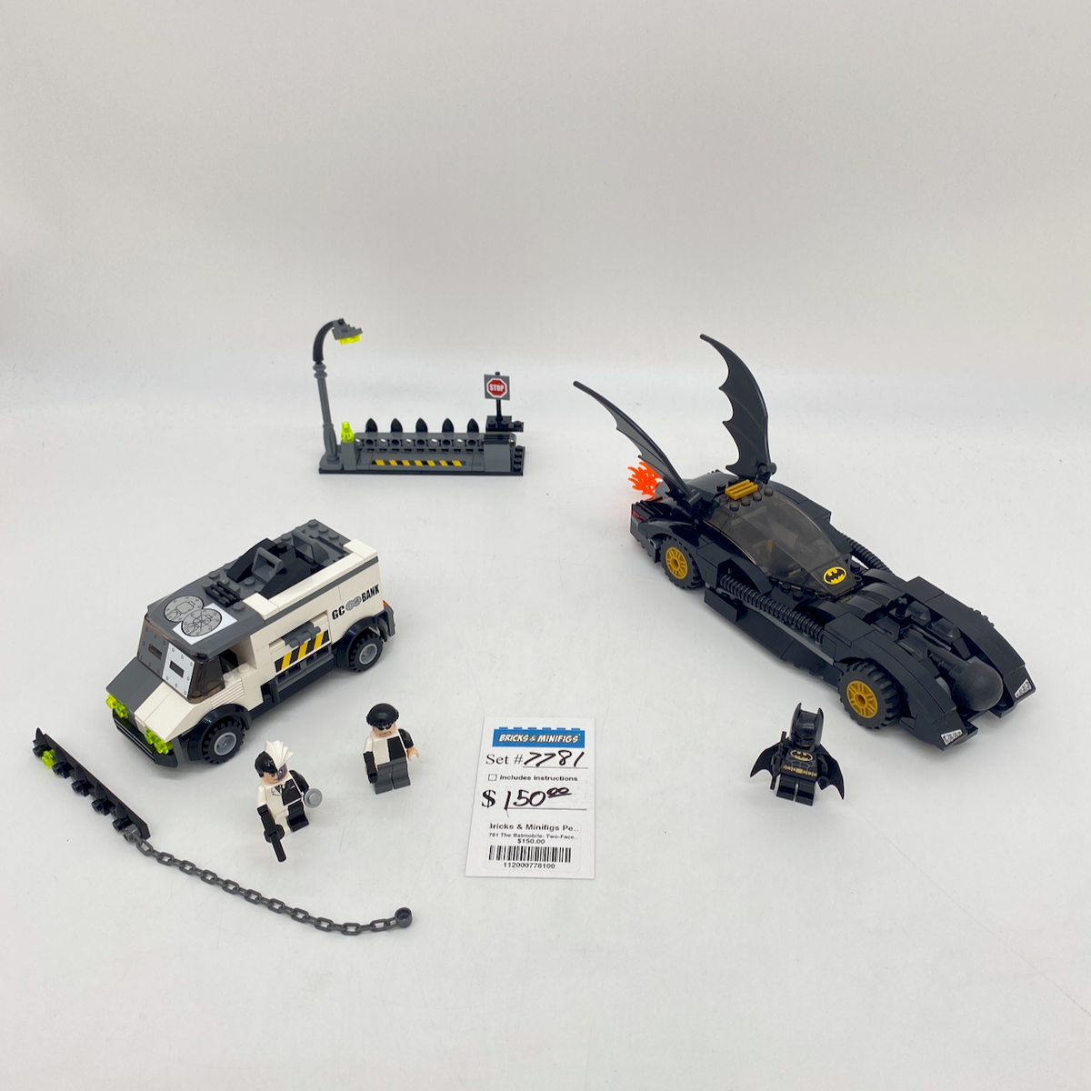7781 The Batmobile: Two-Face's Escape (U) product image 1, provided for visual reference and product detail review