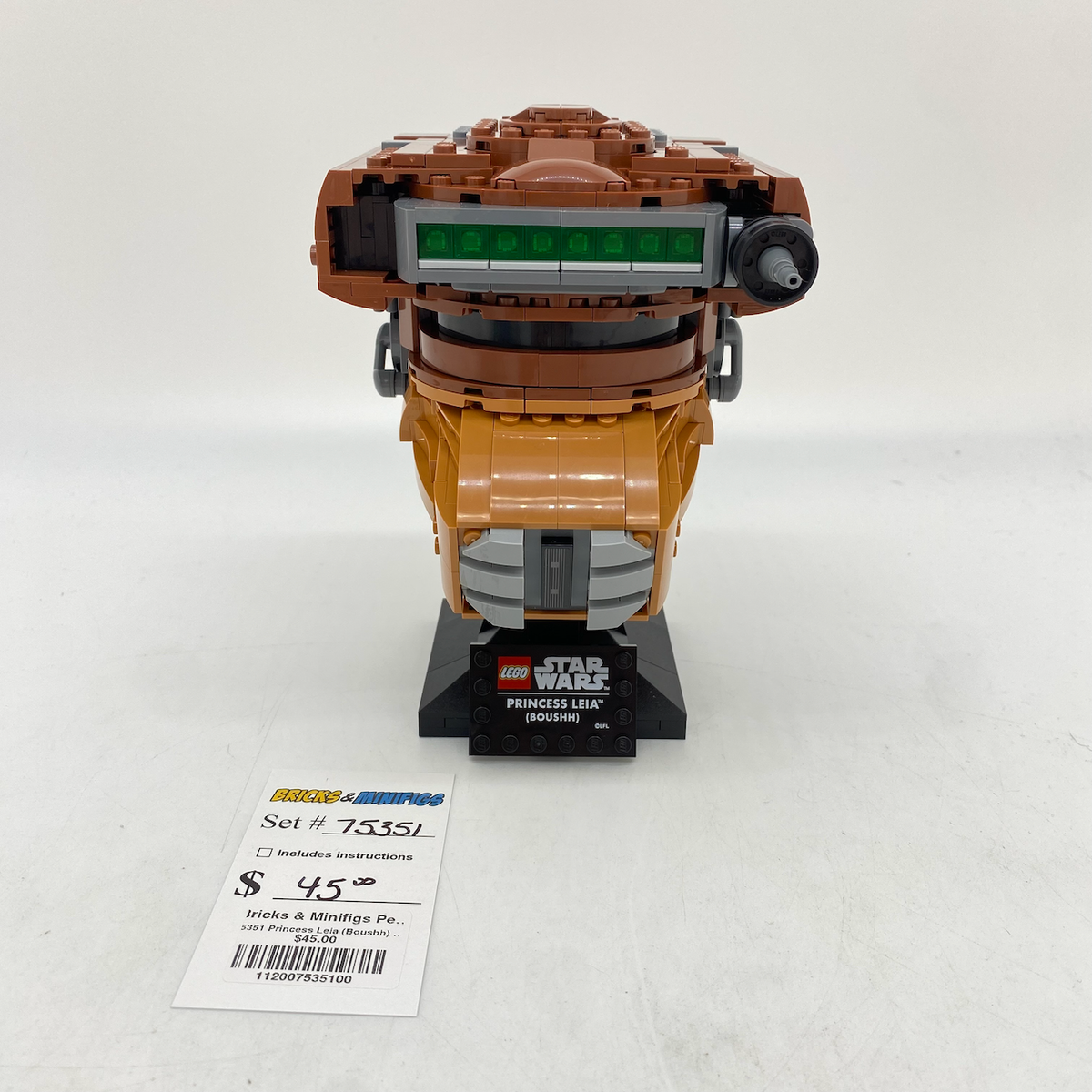 75351 Princess Leia (Boushh) Helmet (U) product image 1, provided for visual reference and product detail review