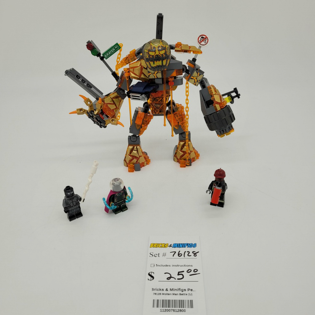 76128 Molten Man Battle (U) product image 1, provided for visual reference and product detail review