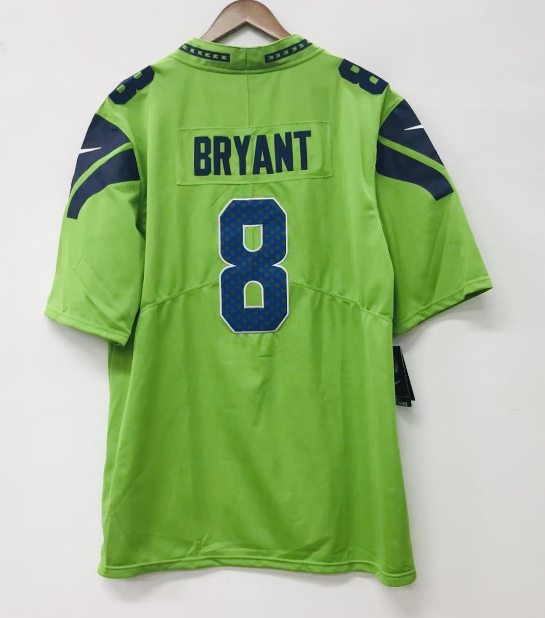 Coby Bryant Seattle Seahawks Official NFL Jersey Nike neon product image 1