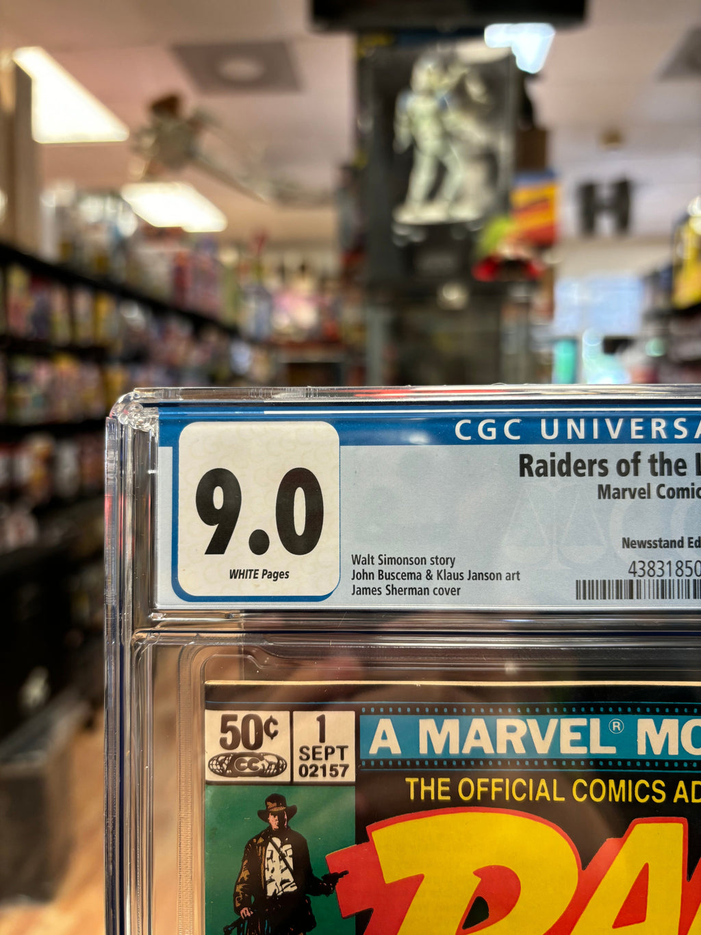 Raiders of the Lost Ark #1 (CGC Graded 9.0 White, Indiana Jones) product image 2, provided for visual reference and product
