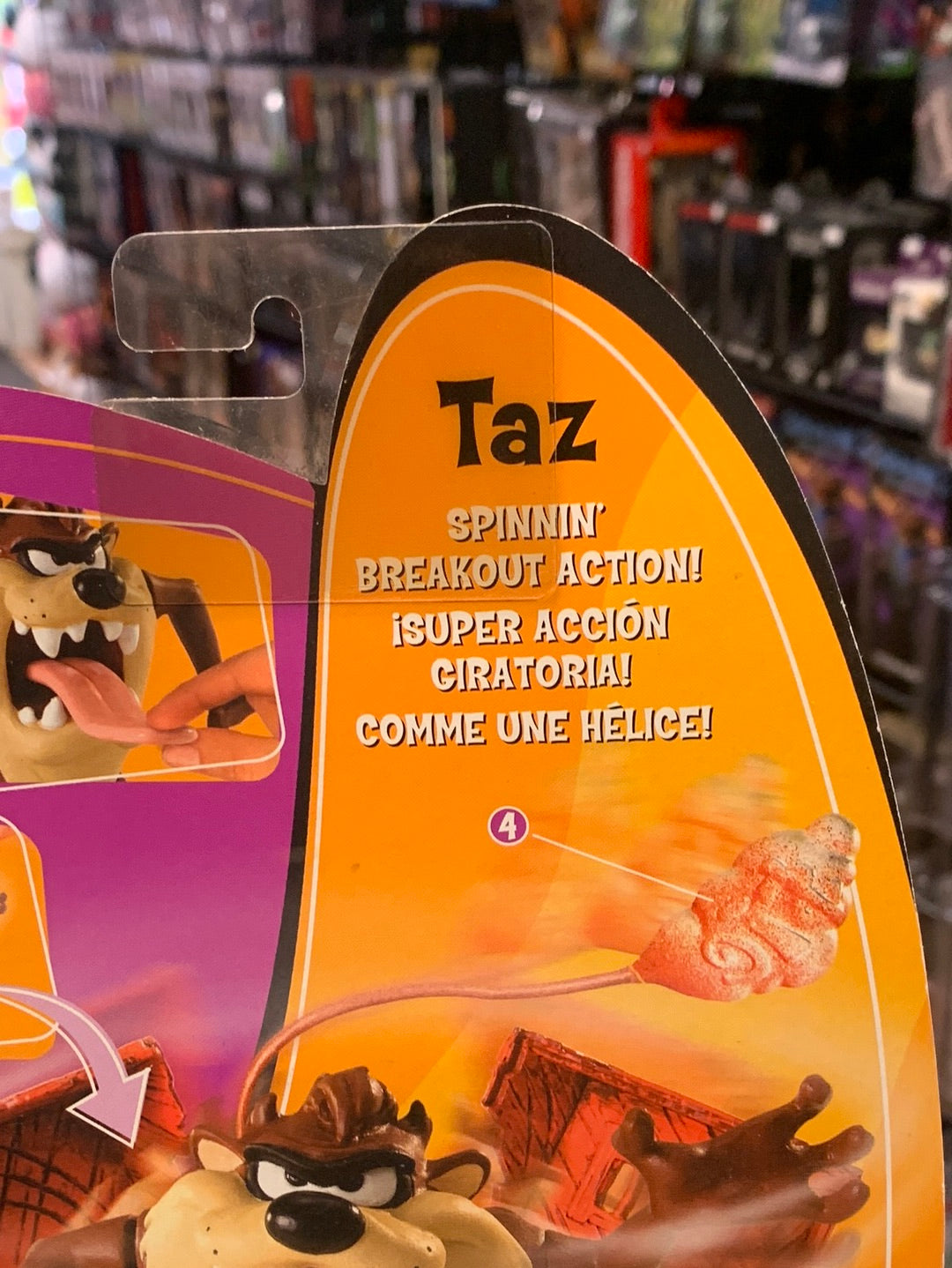 Taz Mainian Devil (Vintage Looney Tunes, Mattel) SEALEDn product image 6, provided for visual reference and product detail