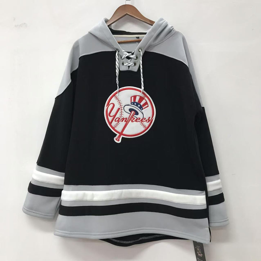 New York Yankees Official MLB hockey style hoodie