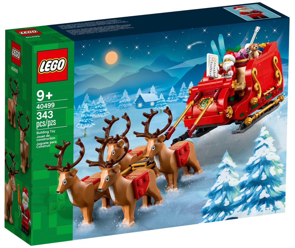 40499 Santa's Sleigh product image 1, provided for visual reference and product detail review