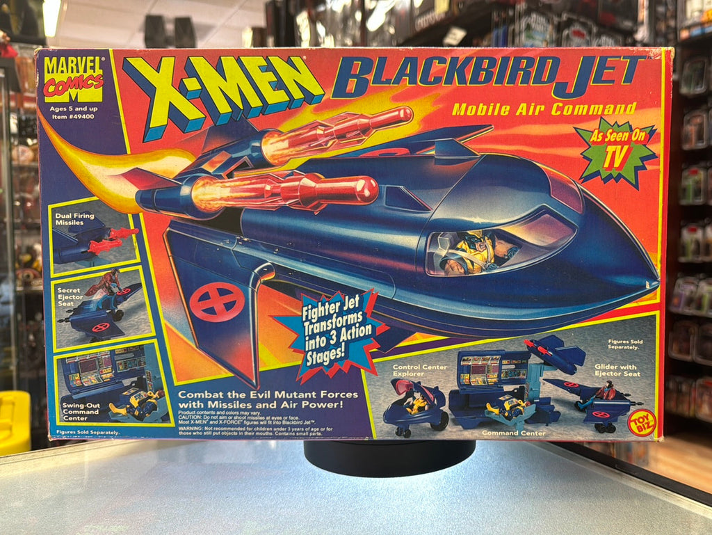 Blackbird Jet Mobile Air Command (Vintage Marvel X-Men, Toybiz) SEALED product image 1, provided for visual reference and