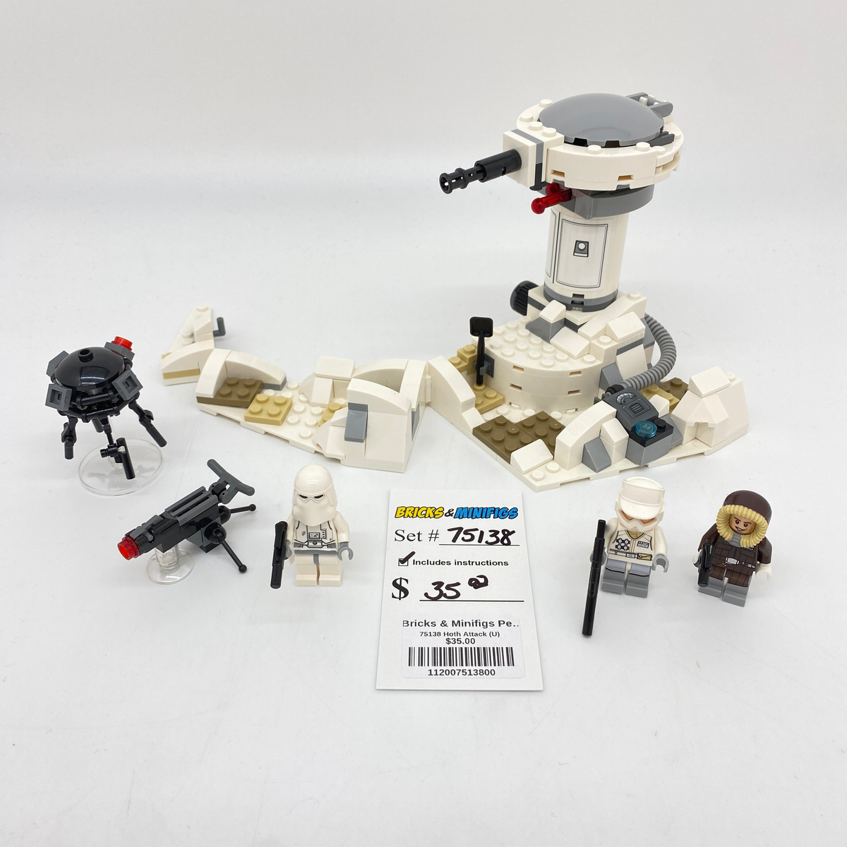 75138 Hoth Attack (U) product image 1, provided for visual reference and product detail review