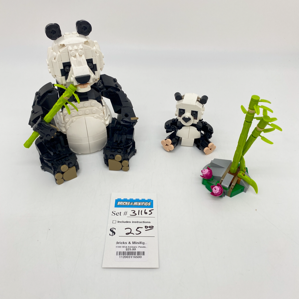 31165 Wild Animals: Panda Family (U)