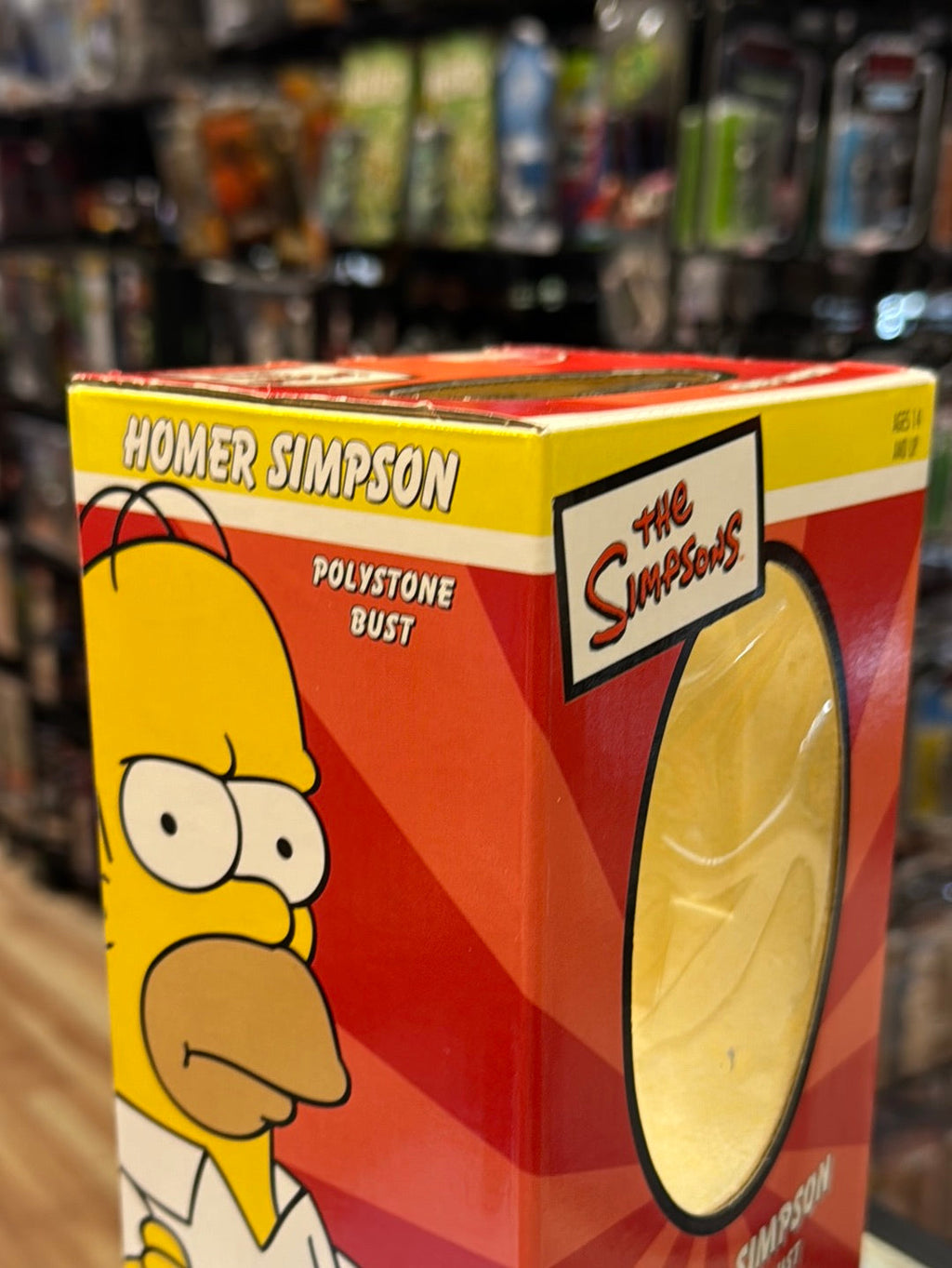 Homer Simpson Polystone Bust (Vintage Sideshow, The Simpson) NEW OPEN BOX product image 5, provided for visual reference and