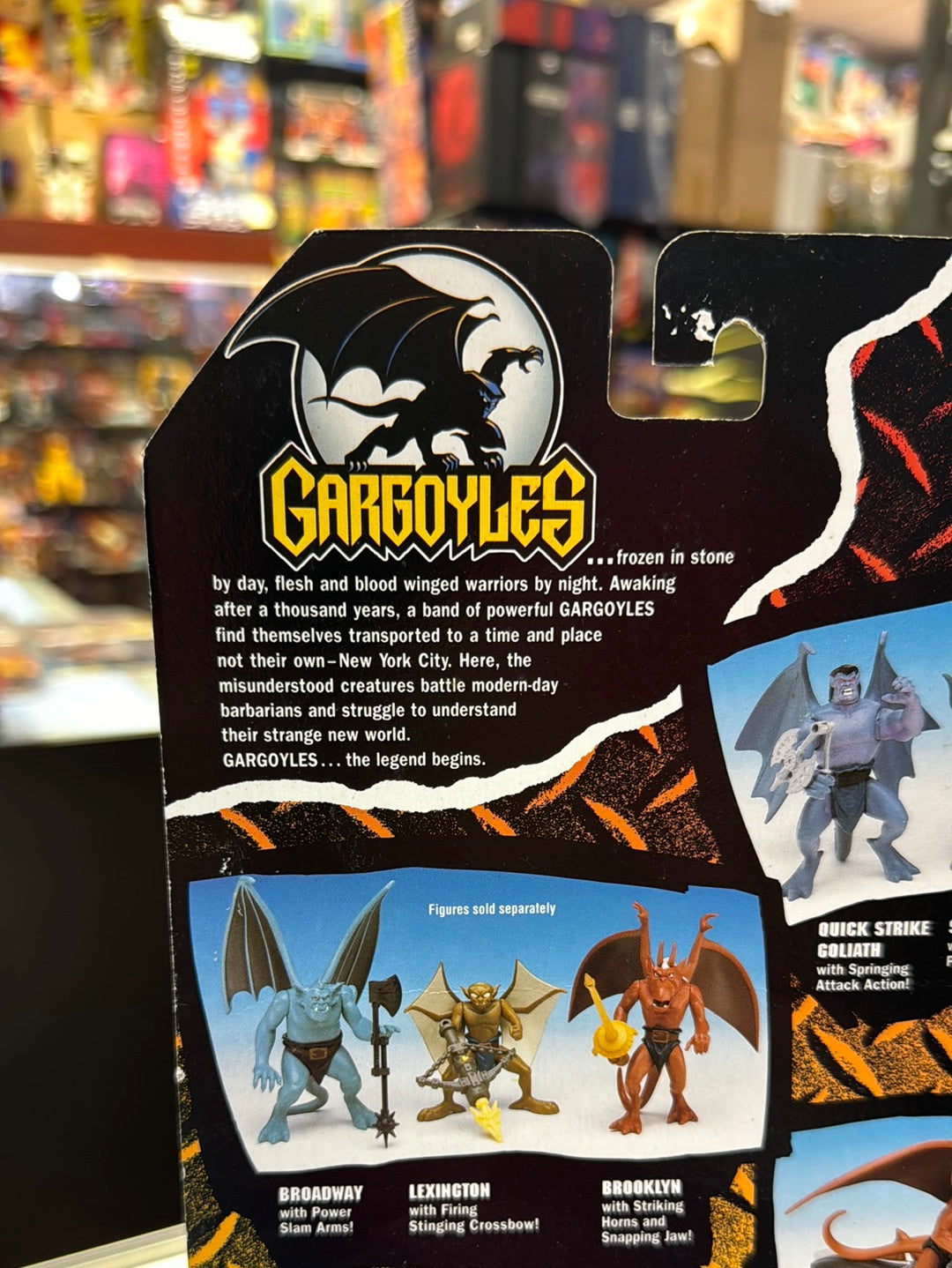 Broadway 0550 (Vintage Gargoyles, Playmates) SEALED product image 7, provided for visual reference and product detail review