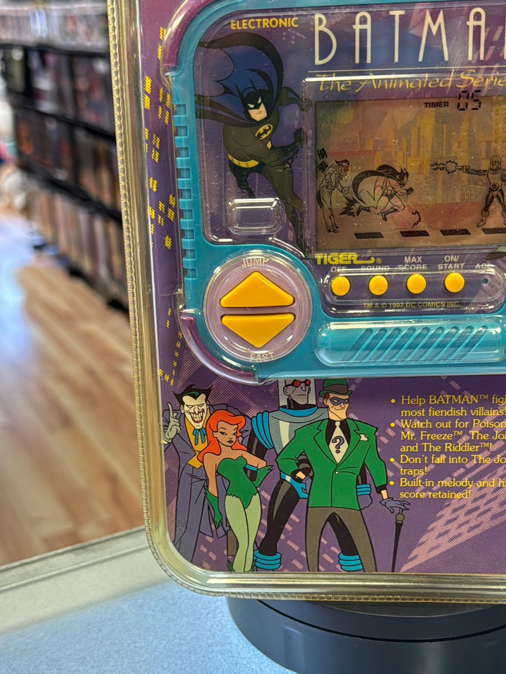 Electronic Animated Series Batman (Vintage Hand Held Game, Tiger) SEALED product image 7, provided for visual reference and