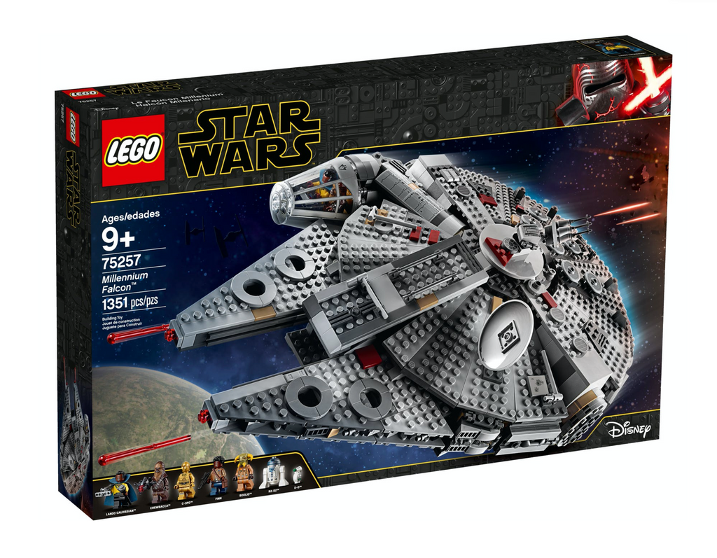 75257 Millennium Falcon product image 1, provided for visual reference and product detail review
