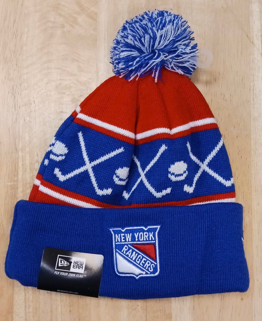 New York Rangers NHL Era winter Hat with Pom product image 1
