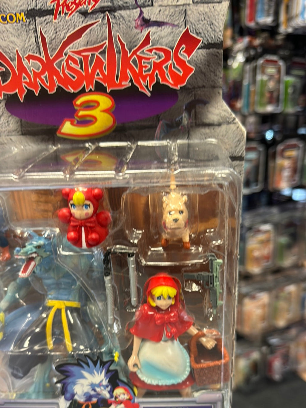 Jon Talbain & Baby Bonnie Hood 0311(Vintage Darkstalkers, Toybiz) Sealed product image 4, provided for visual reference and