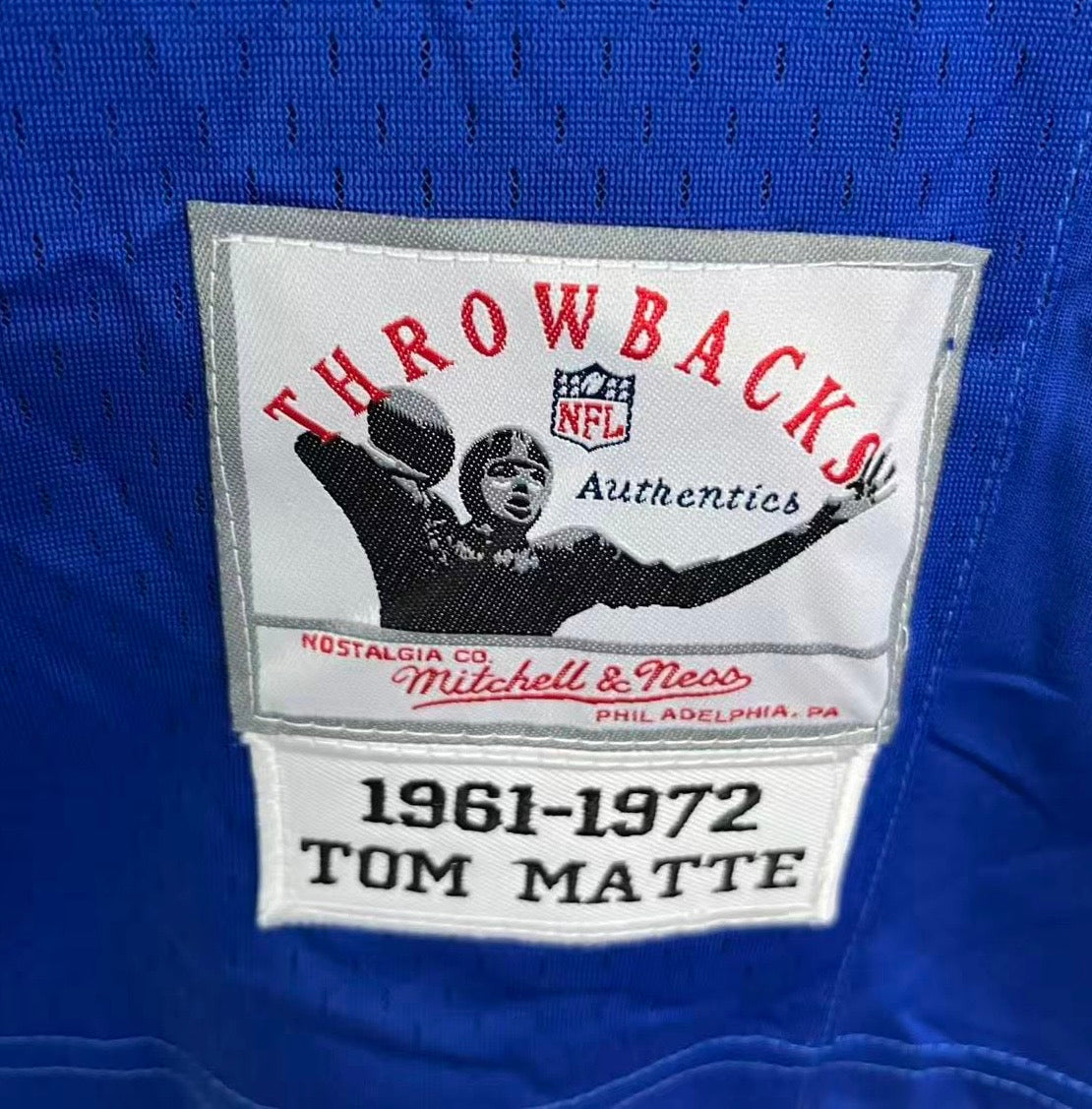 Tom Matte Baltimore Colts NFL Mitchell & Ness Jersey product image 3