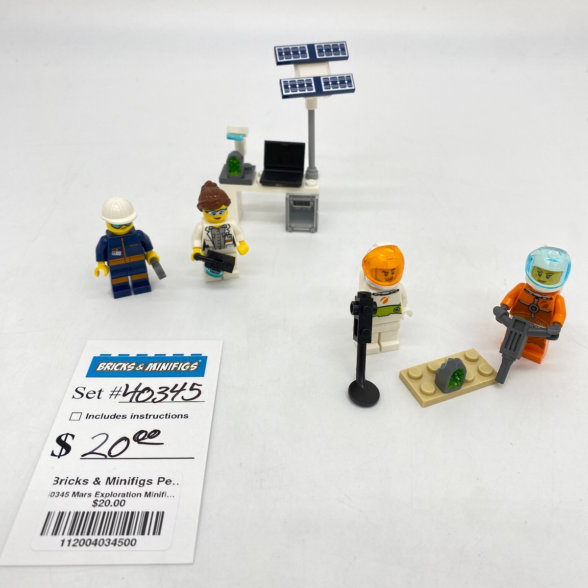 40345 Mars Exploration Minifigure Pack (U) product image 1, provided for visual reference and product detail review