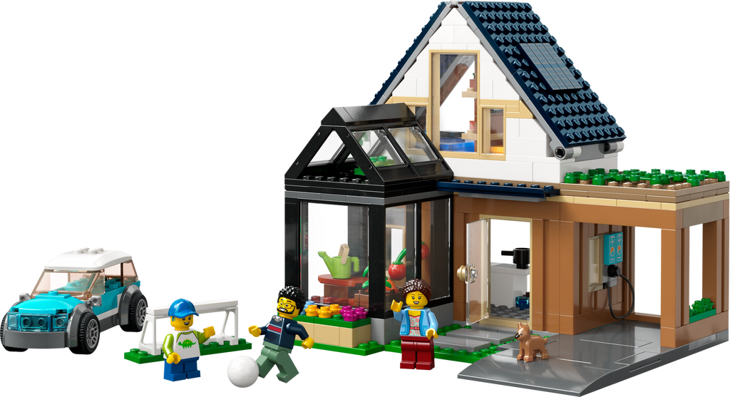 60398 Family House and Electric Car product image 3, provided for visual reference and product detail review
