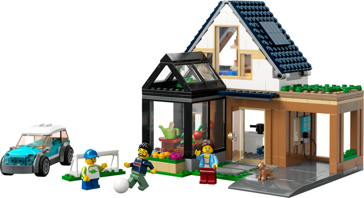 60398 Family House and Electric Car product image 3, provided for visual reference and product detail review