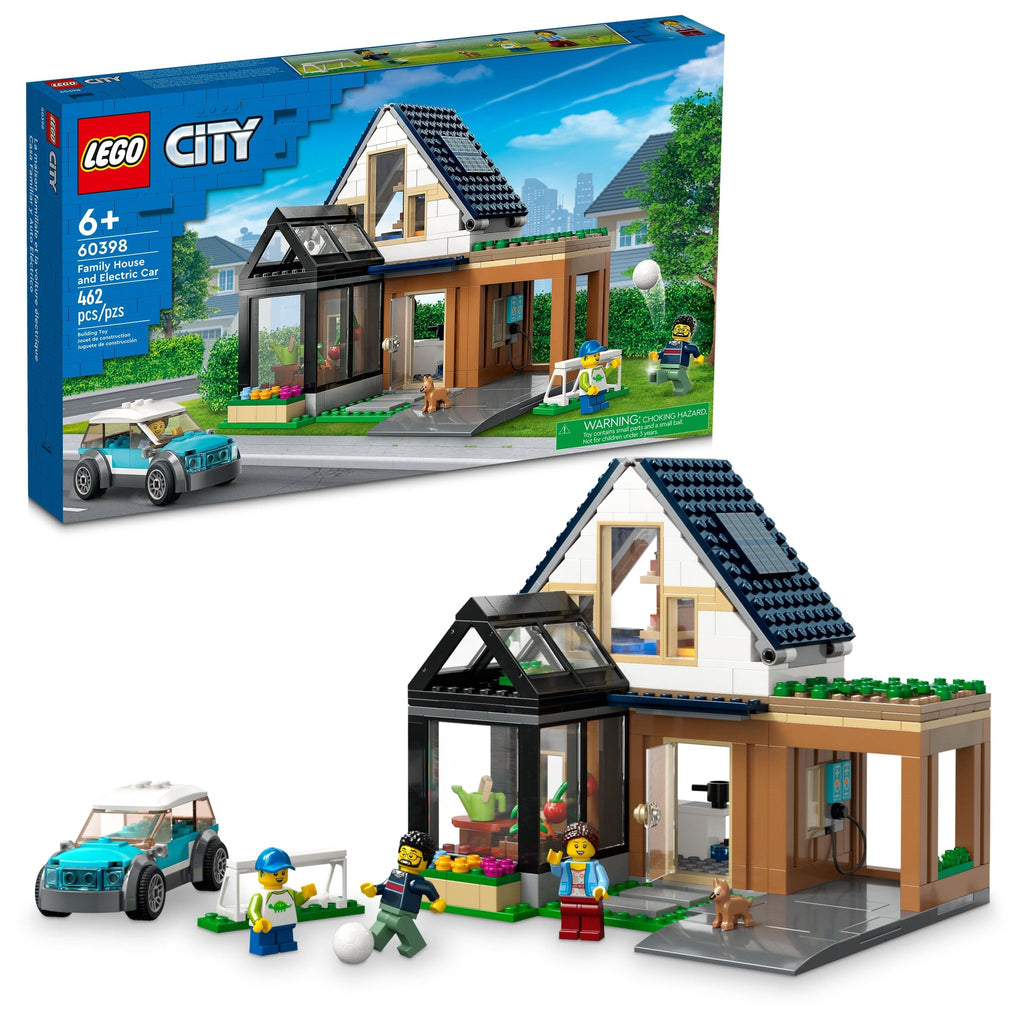 60398 Family House and Electric Car product image 2, provided for visual reference and product detail review
