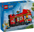 60407 Red Double-Decker Sightseeing Bus product image 1, provided for visual reference and product detail review