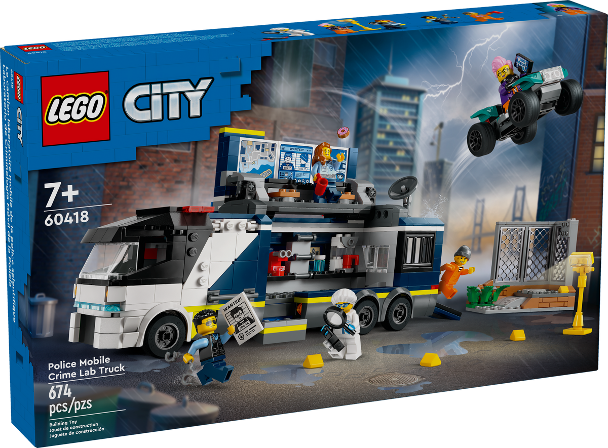 60418 Police Mobile Crime Lab Truck product image 1, provided for visual reference and product detail review