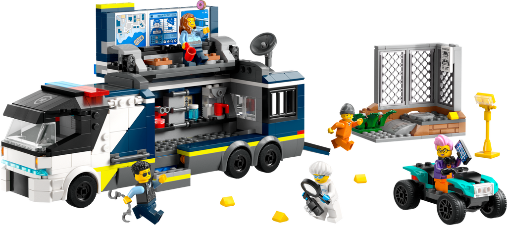 60418 Police Mobile Crime Lab Truck product image 3, provided for visual reference and product detail review