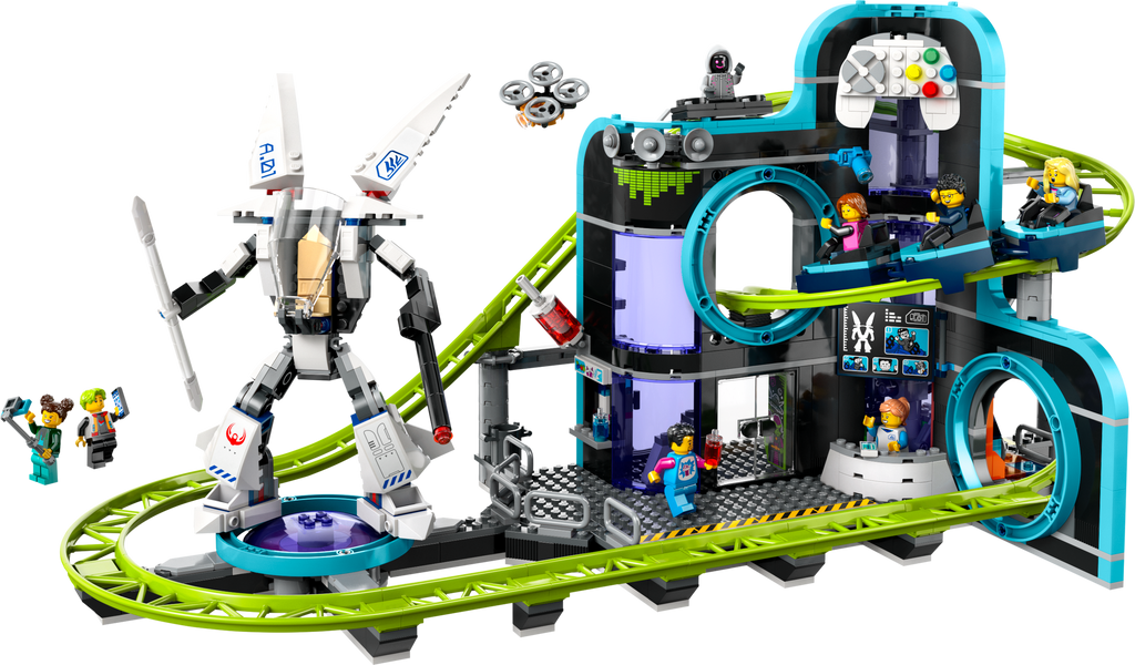60421 Robot World Roller-Coaster Park product image 2, provided for visual reference and product detail review