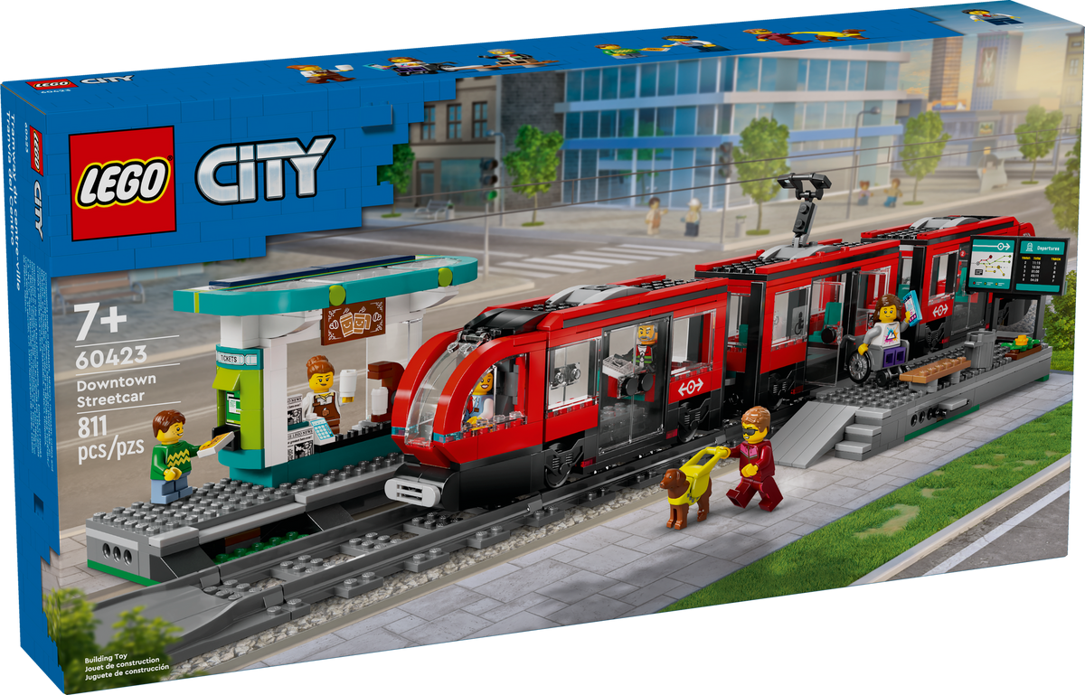 60423 Downtown Streetcar and Station product image 1, provided for visual reference and product detail review