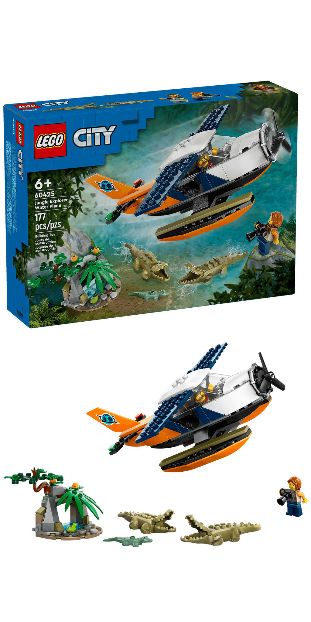 60425 Jungle Explorer Water Plane product image 3, provided for visual reference and product detail review