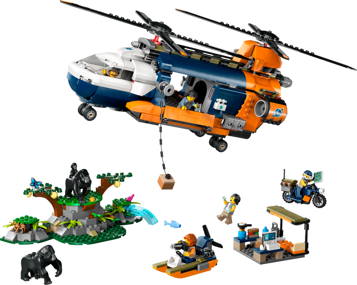60437 Jungle Explorer Helicopter at Base Camp product image 2, provided for visual reference and product detail review