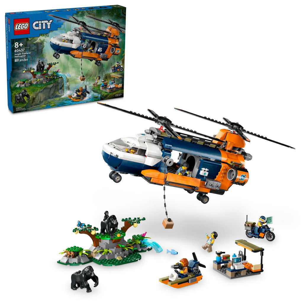 60437 Jungle Explorer Helicopter at Base Camp product image 3, provided for visual reference and product detail review