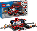60443 F1 Pit Stop & Pit Crew with Ferrari Car product image 1, provided for visual reference and product detail review