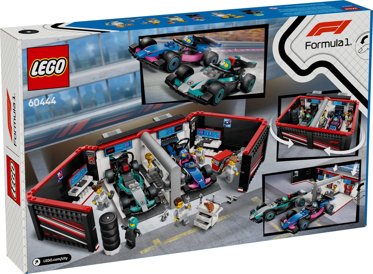 60444 F1 Garage & Mercedes-AMG & Alpine Cars product image 3, provided for visual reference and product detail review