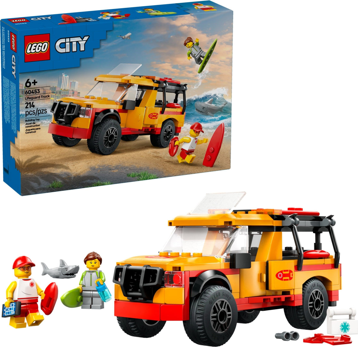 60453 Lifeguard Beach Rescue Truck product image 1, provided for visual reference and product detail review