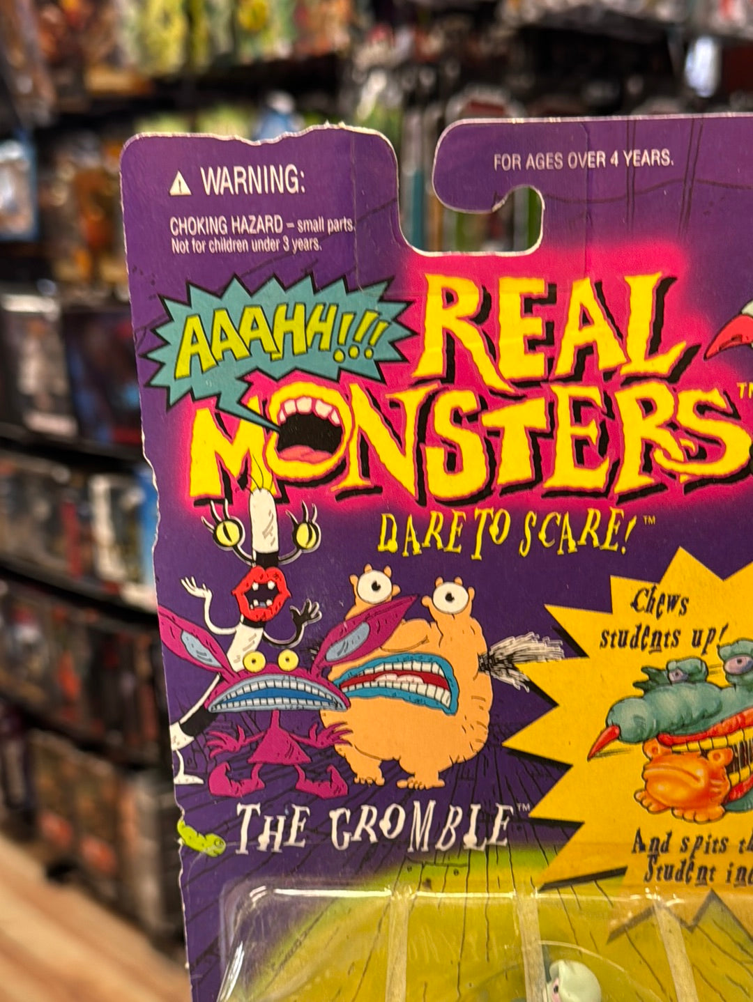 Gromble (Vintage Nickelodeon Real Monsters, Mattel) Sealed product image 2, provided for visual reference and product detail