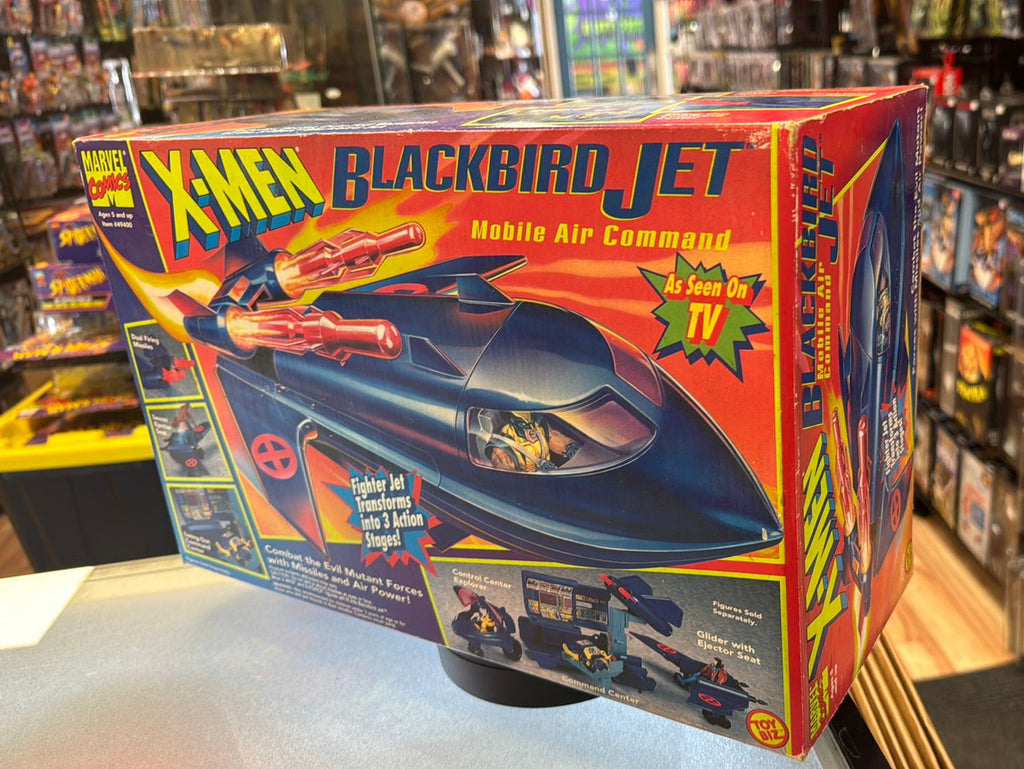 Blackbird Jet Mobile Air Command (Vintage Marvel X-Men, Toybiz) SEALED product image 9, provided for visual reference and