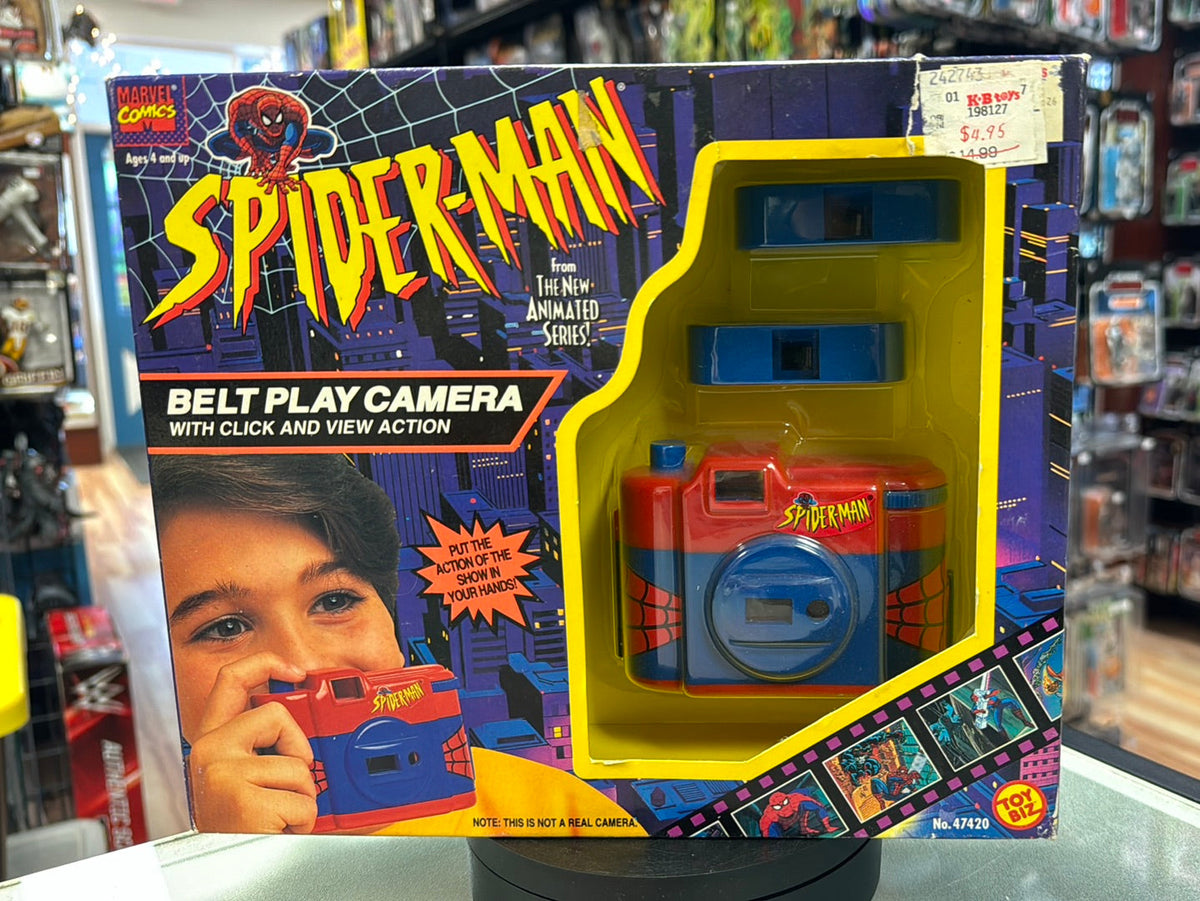 Belt Play Camera with Click & View (Vintage Marvel Animated Spider-Man, Toybiz) SEALED product image 1, provided for visual