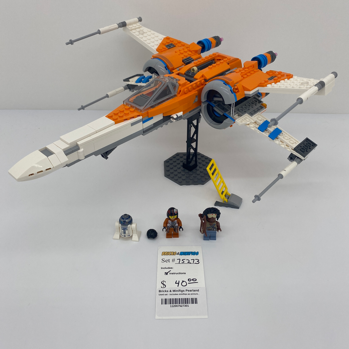 75273 Poe Dameron's X-wing Fighter (U1) product image 1, provided for visual reference and product detail review