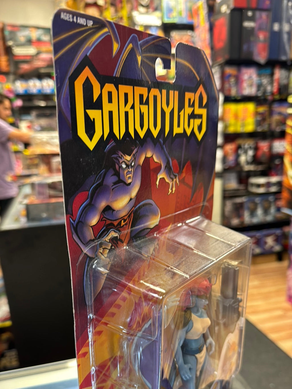 Demona 0556 (Vintage Gargoyles, Playmates) SEALED product image 6, provided for visual reference and product detail review