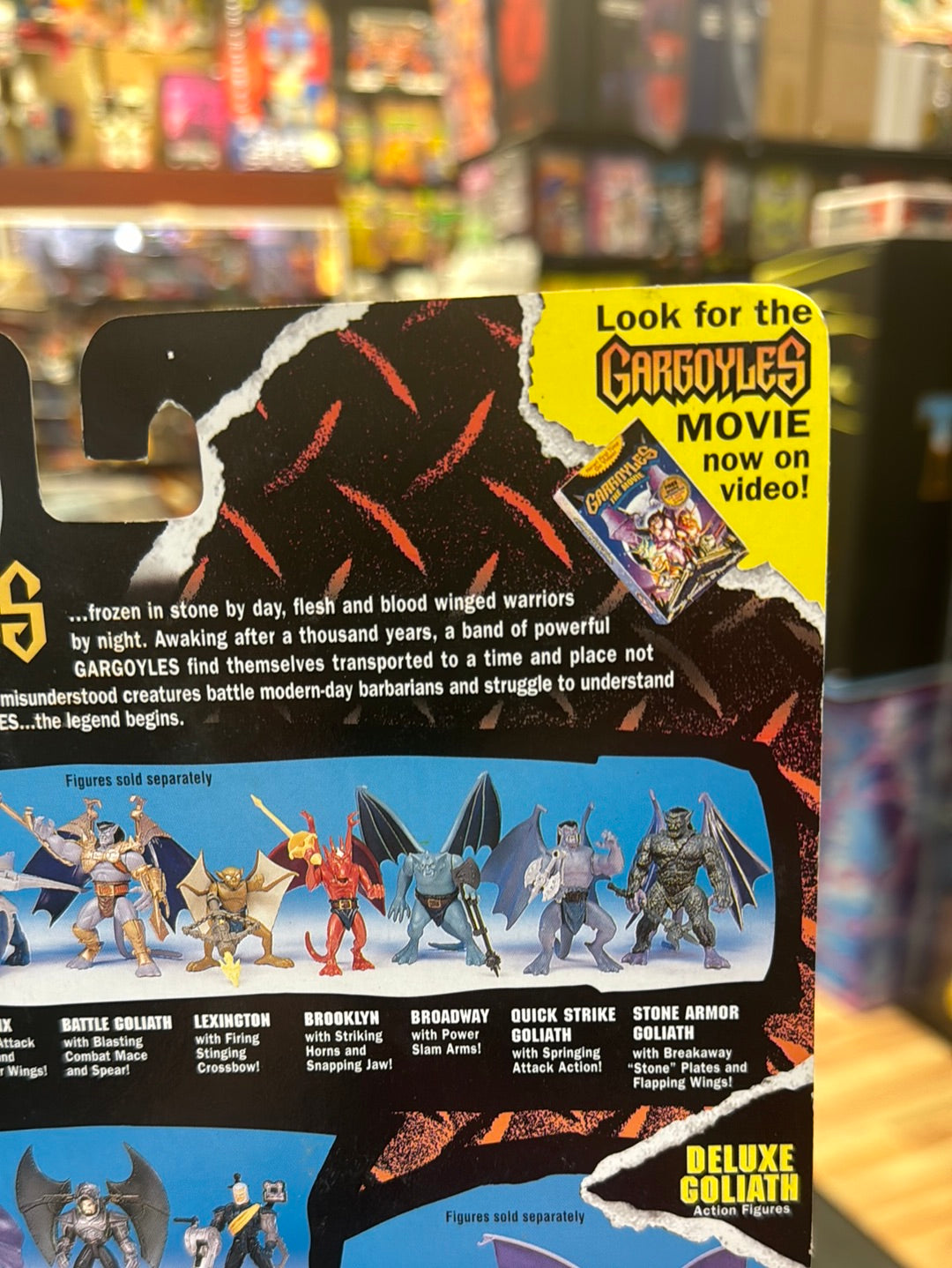 Claw Climber Goliath 0564 (Vintage Gargoyles, Playmates) SEALED product image 12, provided for visual reference and product