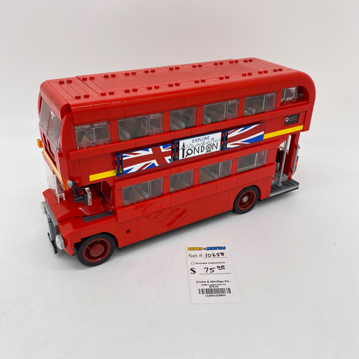 10258 London Bus (U) product image 1, provided for visual reference and product detail review
